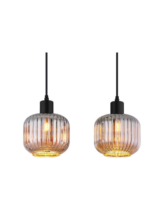 Globo Lighting Κρεμαστό Φωτιστικό Μαύρο
