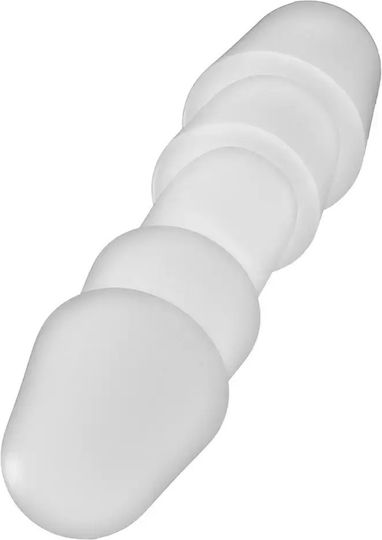 Doc Johnson Vac-U-Lock Double Up Plug 13.5cm σε Λευκό Χρώμα
