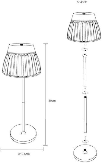 Globo Lighting Διακοσμητικό Φωτιστικό LED Θερμό Λευκό 3000K