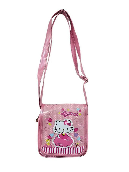 Geantă de umăr fetiță cu lumânare parfumată handmade 20x20 Hello Kitty