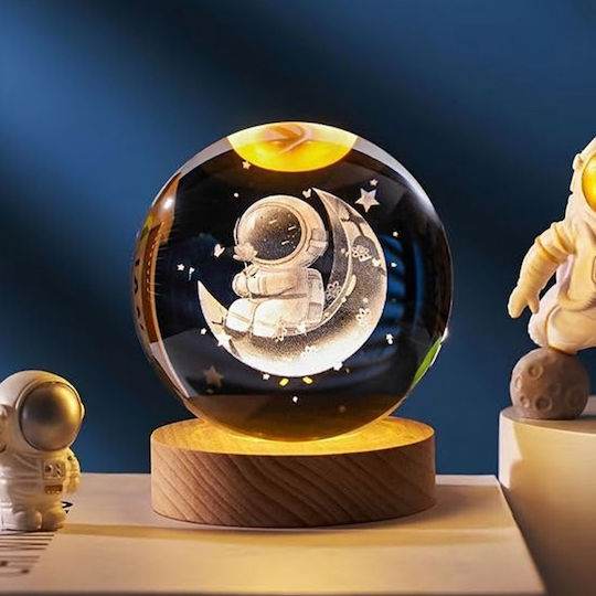 Φωτιστικό Σφαίρα LED Θερμό Λευκό Crystal Ball
