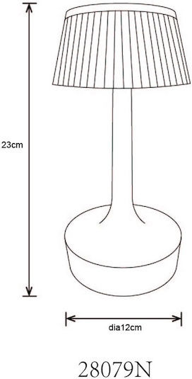Globo Lighting Dekorative Lampe Silber