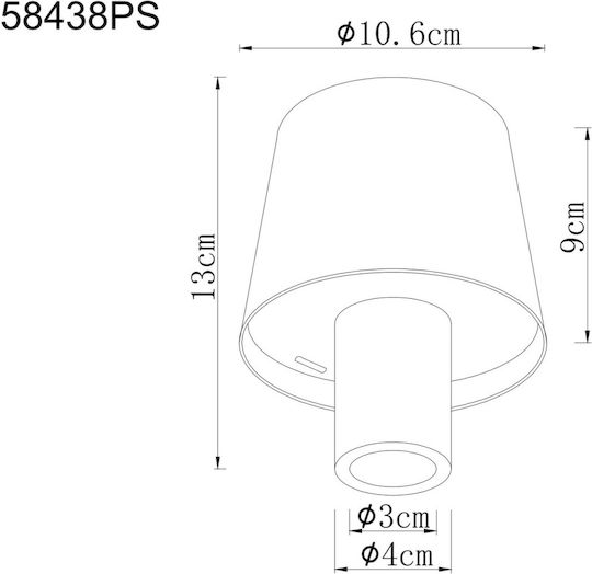 Globo Lighting Διακοσμητικό Φωτιστικό LED Θερμό Λευκό 3000K