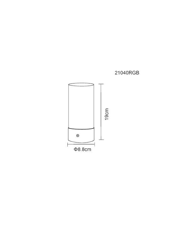 Globo Lighting Dekorative Lampe Silber