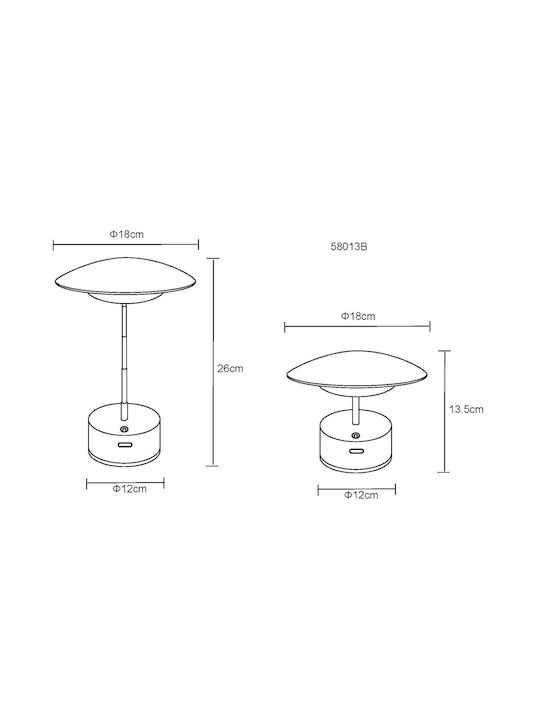 Globo Lighting Διακοσμητικό Φωτιστικό LED Θερμό Λευκό 3000K
