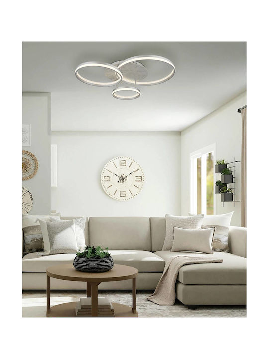 Globo Lighting Deckenleuchte Silber