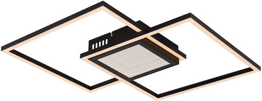 Globo Lighting Πλαφονιέρα Οροφής Μαύρη