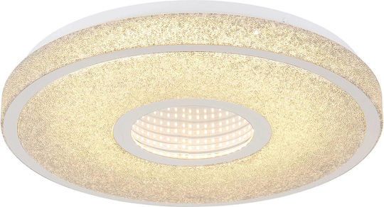 Globo Lighting Πλαφονιέρα Οροφής Γκρι με Ενσωματωμένο LED