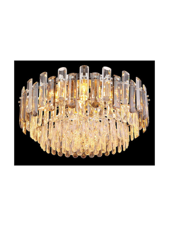 Globo Lighting Πλαφονιέρα Οροφής Διάφανη