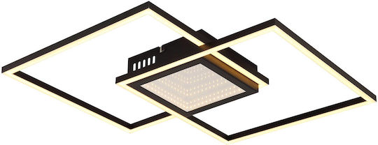 Globo Lighting Πλαφονιέρα Οροφής Μαύρη