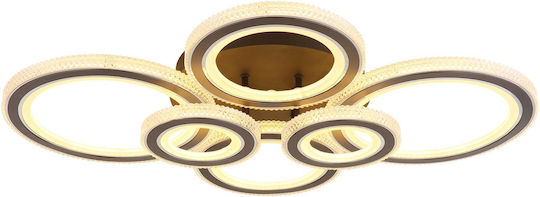 Globo Lighting Πλαφονιέρα Οροφής 78εκ. Γκρι