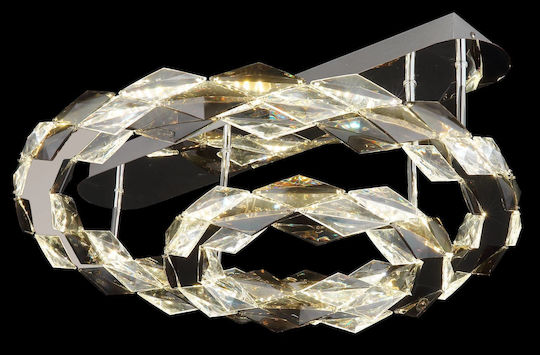Globo Lighting Πλαφονιέρα Οροφής Διάφανη