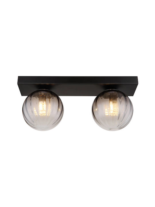 Globo Lighting Таванно Осветително Тяло 35см Черно с Цокъл G9