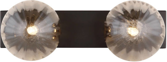 Globo Lighting Πλαφονιέρα Οροφής 35εκ. Μαύρη με Ντουί G9