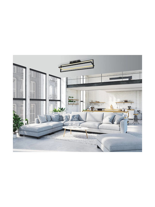 Globo Lighting Πλαφονιέρα Οροφής Μαύρη
