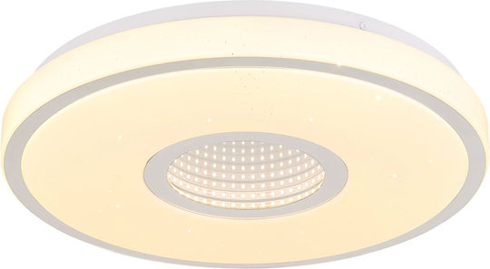 Globo Lighting Πλαφονιέρα Οροφής Λευκή με Ενσωματωμένο LED