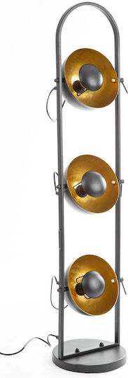 Globo Lighting Floor Lamp Height 111.7cm Black