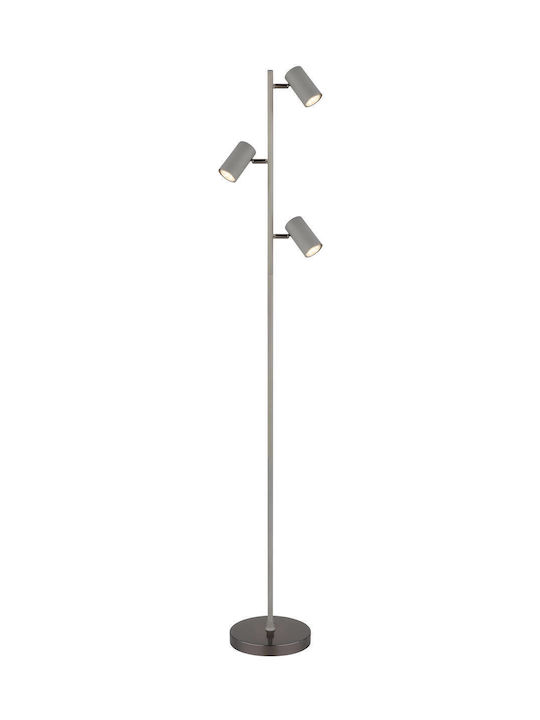Globo Lighting Robby Φωτιστικό Δαπέδου Γκρι Globo Lighting Robby Φωτιστικό Δαπέδου Γκρι
