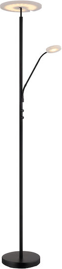 Globo Lighting LED Floor Lamp with Warm White Light Black