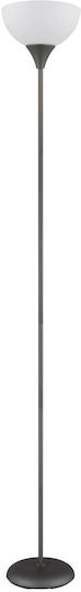Globo Lighting Floor Lamp H178.5xL25cm with Lamp Bulb Base E27 Black
