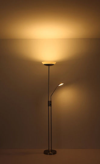Globo Lighting Floor Lamp Silver
