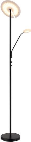 Globo Lighting LED Floor Lamp with Warm White Light Black