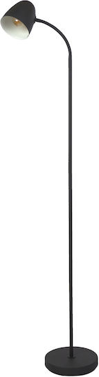 Globo Lighting Floor Lamp Height 145cm with Lamp Bulb Base E14 Black