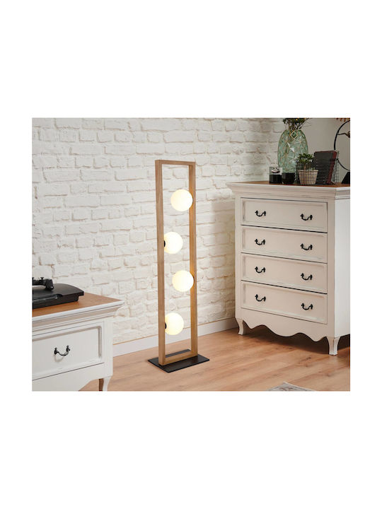 Globo Lighting Floor Lamp Brown