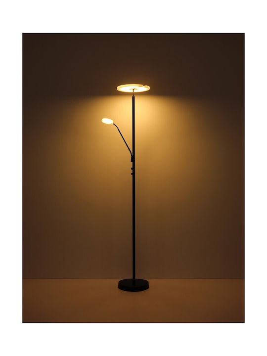 Globo Lighting LED Stehleuchte mit Warmweißem Licht Schwarz