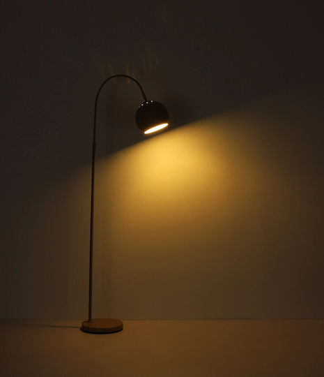 Globo Lighting Floor Lamp H150xL58cm with E27 Bulb Socket Beige