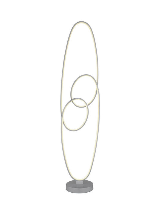 Globo Lighting LED Подова Лампа Сребрист