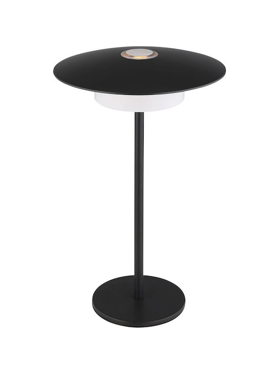 Globo Lighting Table Lamp LED with Black Shade and Base
