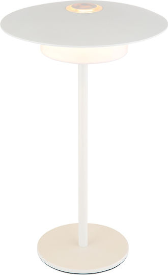 Globo Lighting Table Lamp LED with White Shade and Base