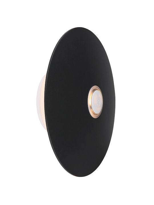 Globo Lighting Table Lamp LED with Black Shade and Base