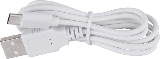 Globo Lighting Μεταλλικό Πορτατίφ LED με Γκρι Καπέλο και Βάση