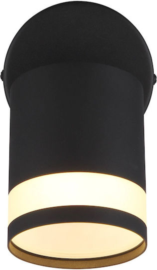 Globo Lighting Einzel LED Warmes Weiß Spot in Schwarz Farbe