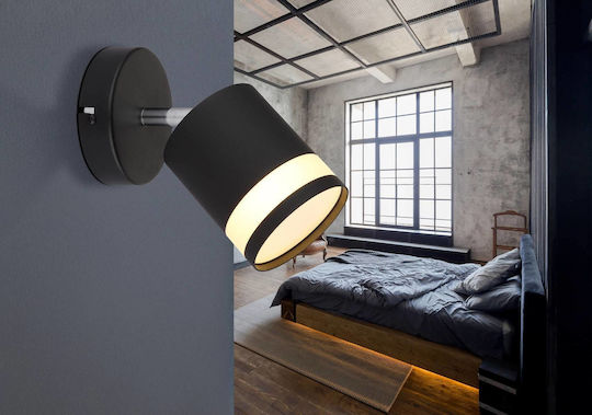 Globo Lighting Einzel LED Warmes Weiß Spot in Schwarz Farbe