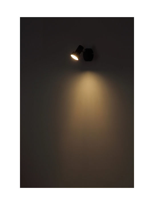 Globo Lighting Μονό Σποτ σε Μαύρο Χρώμα