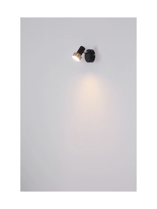 Globo Lighting Μονό Σποτ σε Μαύρο Χρώμα
