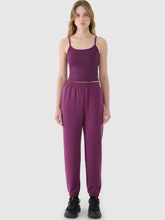 Bluze Damă Sport Crop Top Violet