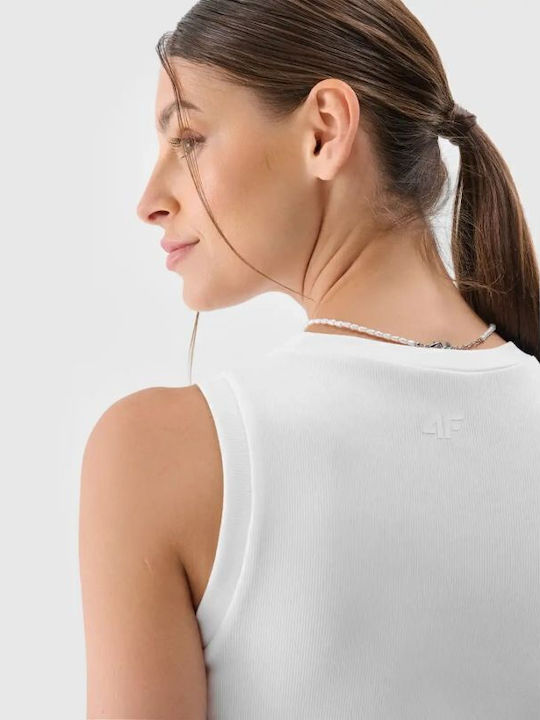 Women's Summer Cotton Sleeveless Blouse White