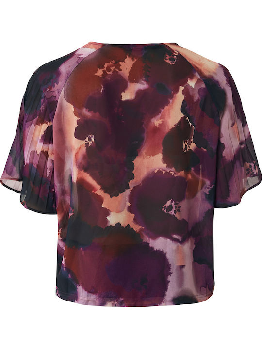 Women's Blouse with V Neckline Multicolour