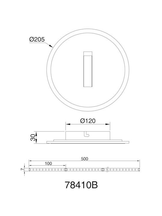 Globo Lighting Φωτιστικό Τοίχου Καφέ Globo Lighting Φωτιστικό Τοίχου Καφέ