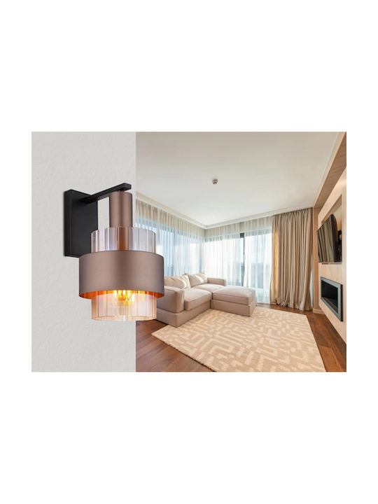 Globo Lighting Φωτιστικό Τοίχου Μαύρο