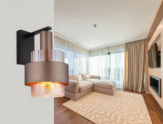 Globo Lighting Φωτιστικό Τοίχου Μαύρο