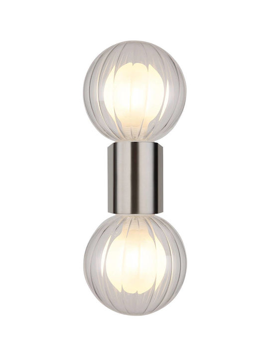 Globo Lighting Φωτιστικό Τοίχου Ασημί