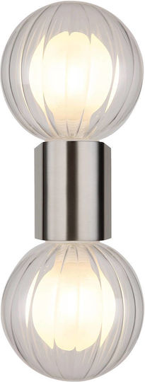 Globo Lighting Wall Lamp with G9 Silver Socket 10cm