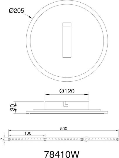 Globo Lighting Leuchte Wand Braun