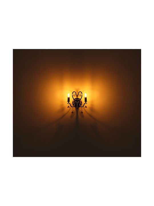 Globo Lighting Φωτιστικό Τοίχου Γκρι