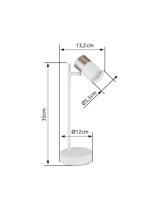 Globo Lighting Φωτιστικό Γραφείου σε Λευκό Χρώμα